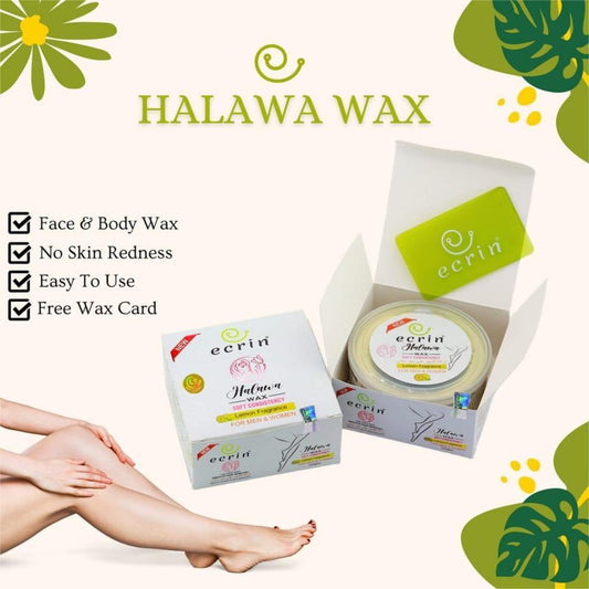 Ecrin Halawa Wax - Natural Face & Body Wax for Smooth Skin