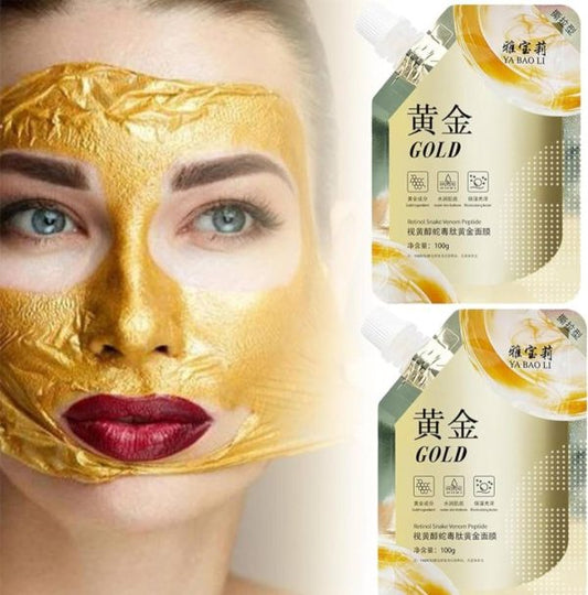 Retinol Snake Venom Peptide Gold Mask Moisturizing Anti-aging Anti-wrinkle Brightening Oil Control Mask Skin Care 100g