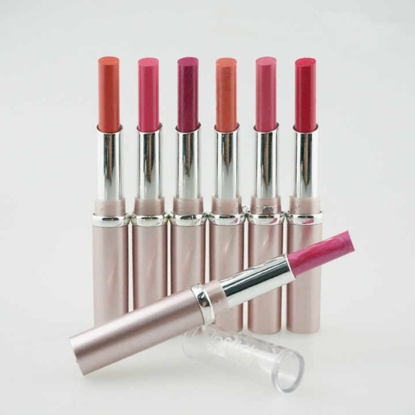 Velvety Texture Lipstick Glossy Lipstick Long Lasting Moisturizing Tinted Lip Balm, Plumping Water Lip Glaze Slim Design (random Color - Pack of 6)