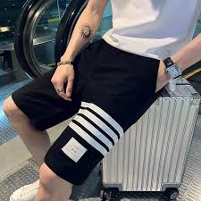 Pack Of 2 Lining Stripe Style Fashion Short For Men